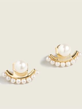 J Crew Pearl Earrings
